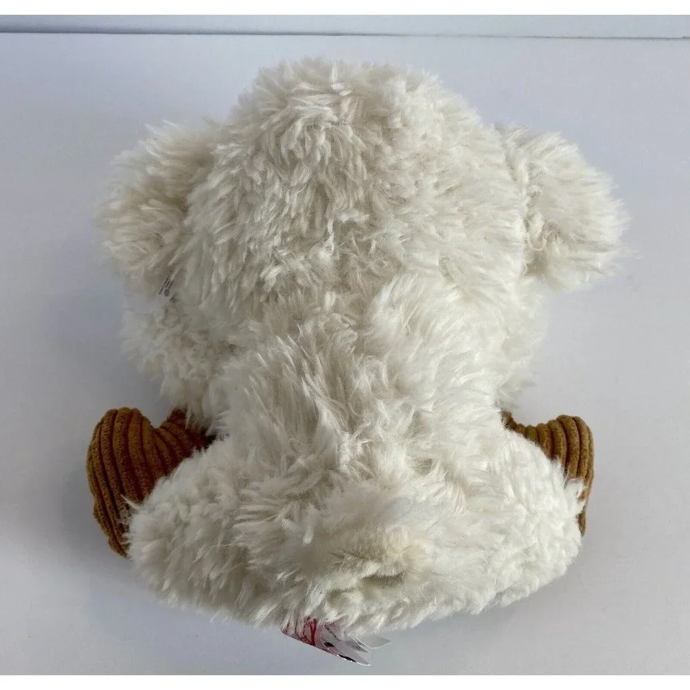 Fiesta Scruffy White Lamb Sheep Plush 9” Stuffed Animal Toy W/ Tag - Picture 4 of 6